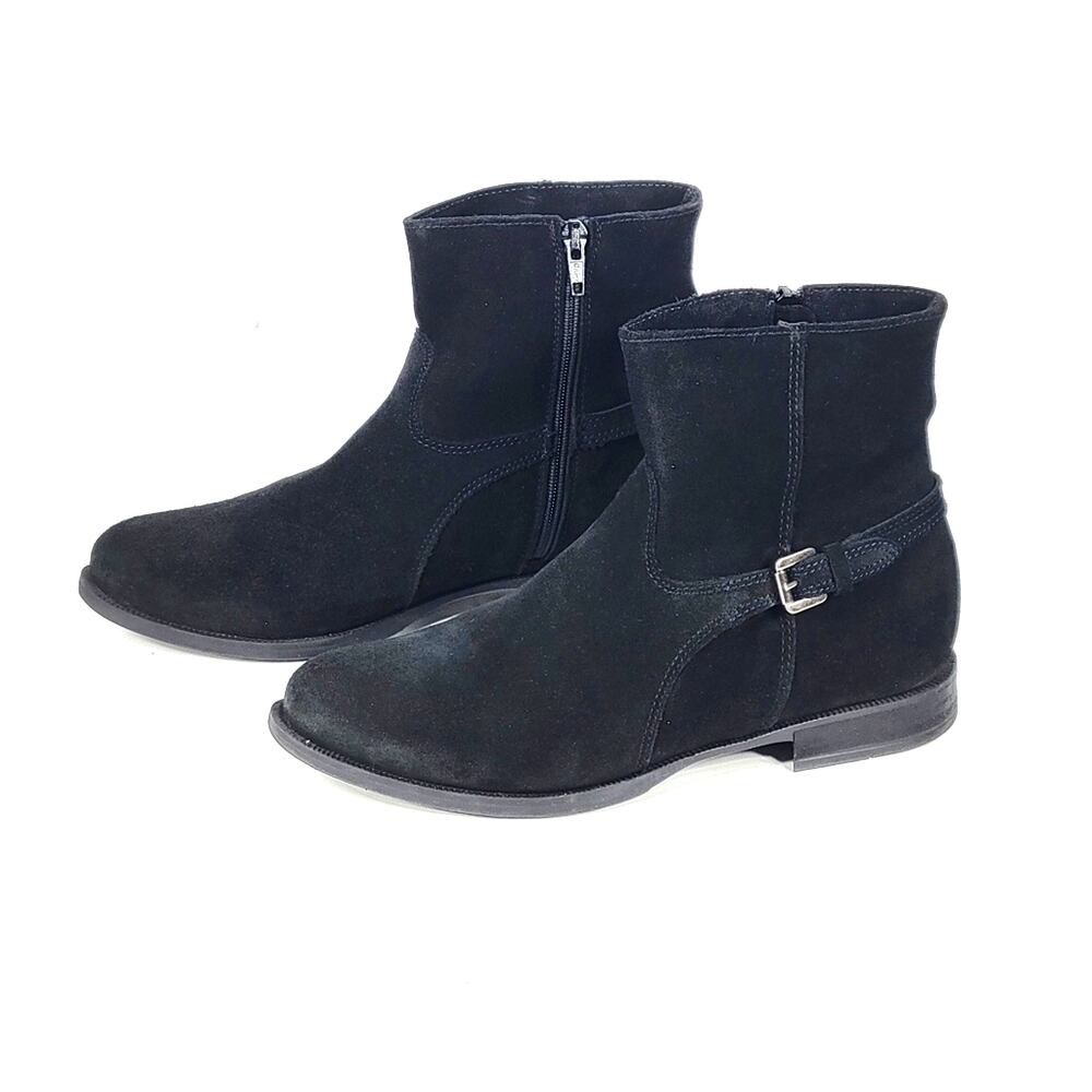 La CANADIENNE Women's Black Suede Boots Size 7M